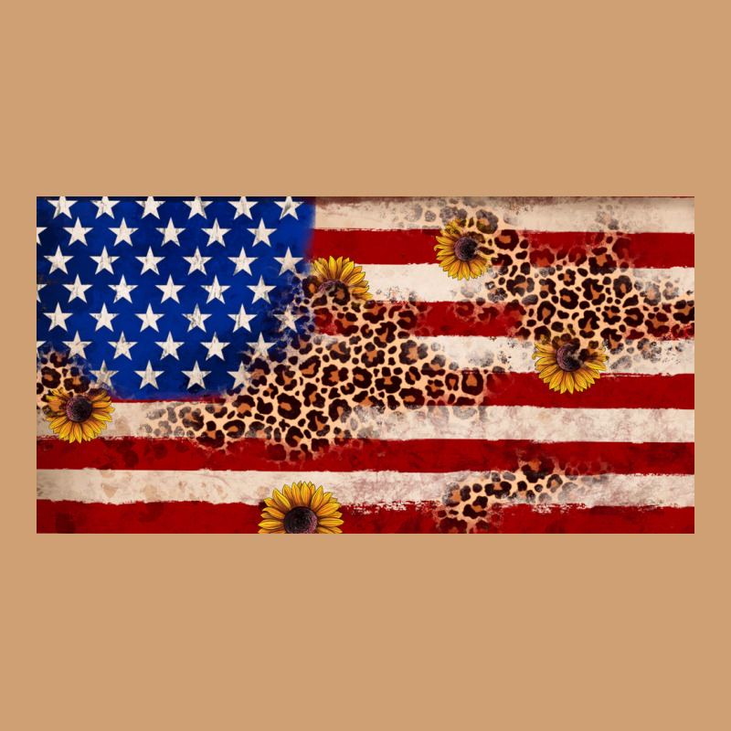 American Flag Leopard Sunflower Vintage Tee by JahusDesignShop | Teevron
