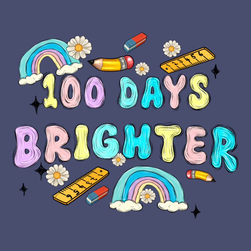 100 Days Brighter Vintage Tee by MaliasSmallBusiness | Teevron
