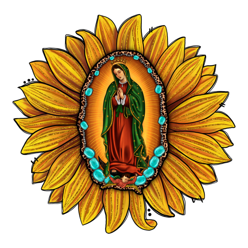 Our Lady Of Guadalupe Sunflower Premium Tee by JahusDesignShop | Teevron