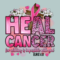 Heal Cancer For Nothing Is Impossible With God Luk Heavy Core Tee | Teevron