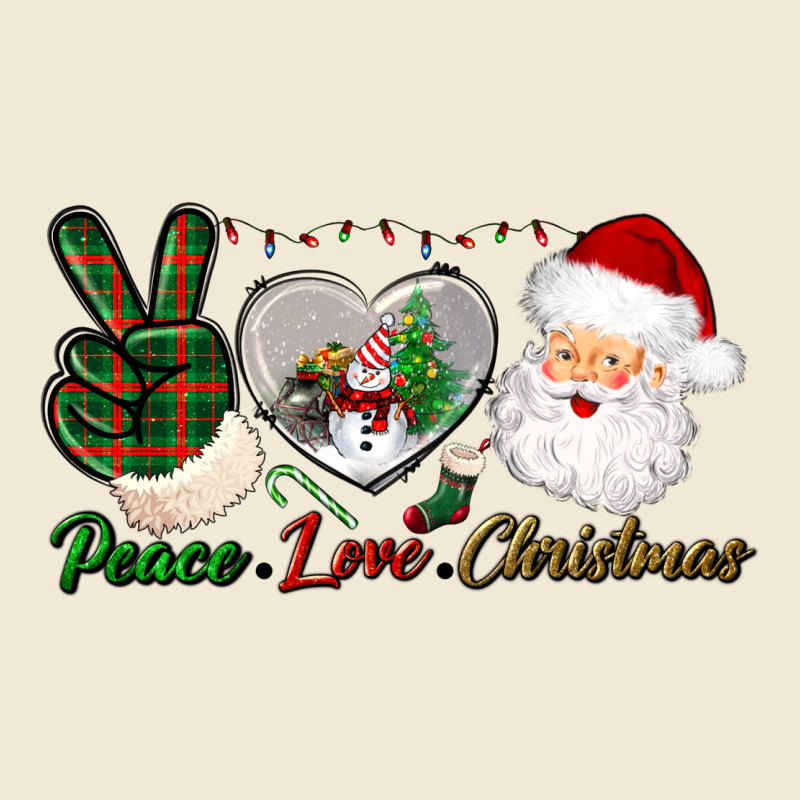 Peace Love Christmas Ladies Tee by BundleAndBundleShop | Teevron