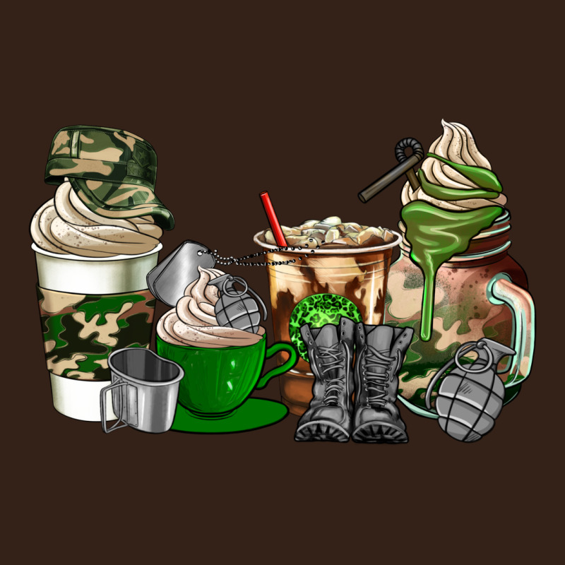 Veteran Coffee Cups Heavy Core Tee by AdoDesignShop | Teevron