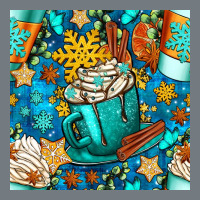 Winter Coffee Cups And Snow With Plaid Seamless Pattern Bbs Heavyweight Sweatshirt | Teevron