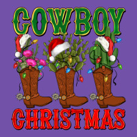 Cowboy Christmas Boots Cactus Premium Sweatshirt | Teevron