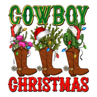 cowboy christmas boots cactus | Teevron