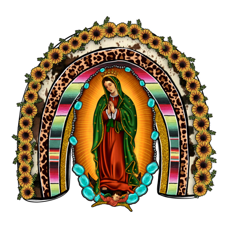 Our Lady Of Guadalupe Rainbow Premium Tee by JahusDesignShop | Teevron