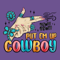 Western Turquoise Put Em Up Cowboy Vintage Tee | Teevron