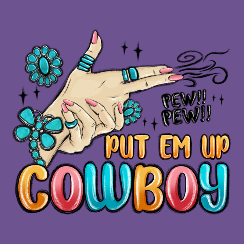 Western Turquoise Put Em Up Cowboy Vintage Tee by MaliasSmallBusiness | Teevron