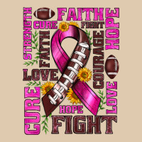 Breast Cancer American Football Ribbon Love Cure Fight Bbs Heavyweight Sweatshirt | Teevron