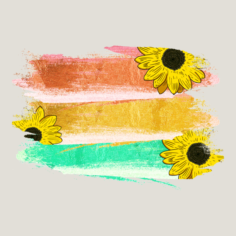 Colored Triple Sunflower Brush Strokes Heavy Core Tee by Bettercallsaul | Teevron