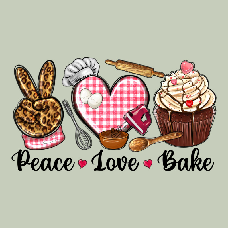 Peace Love Bake Classic Tee by NancyCooperArtShop | Teevron
