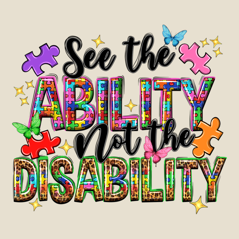 See The Ability Not The Disability Urban Heavy Tee by NancyCooperArtShop | Teevron