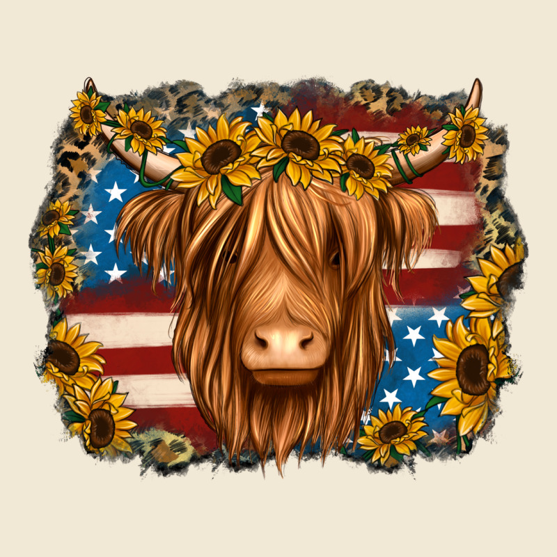 4th Of July Shaggy Cow Premium Tee by Jasminsmagicworld | Teevron