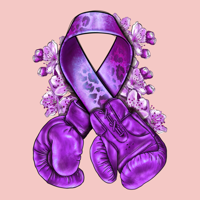 Domestic Violence Warrior Purple Ribbon Urban Heavy Tee by NancyCooperArtShop | Teevron