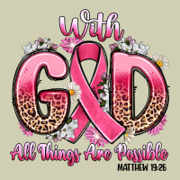 Breast Cancer With God All Things Are Possible Heavy Core Tee | Teevron