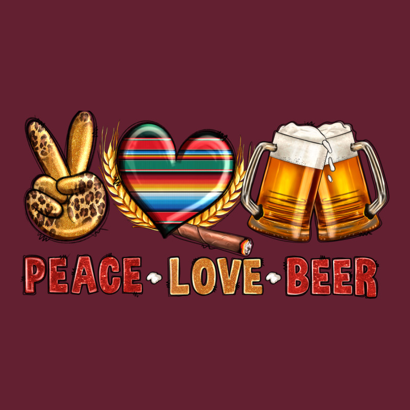Peace Love Beer Classic Tee by NancyCooperArtShop | Teevron