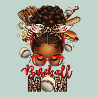 Baseball Mom Afro Messy Bun Zipper Hoodie | Teevron