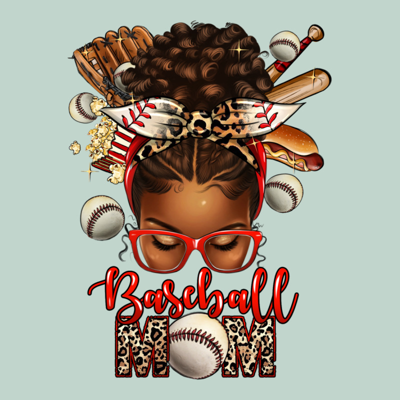 Baseball Mom Afro Messy Bun Zipper Hoodie by texasbilliewilder | Teevron