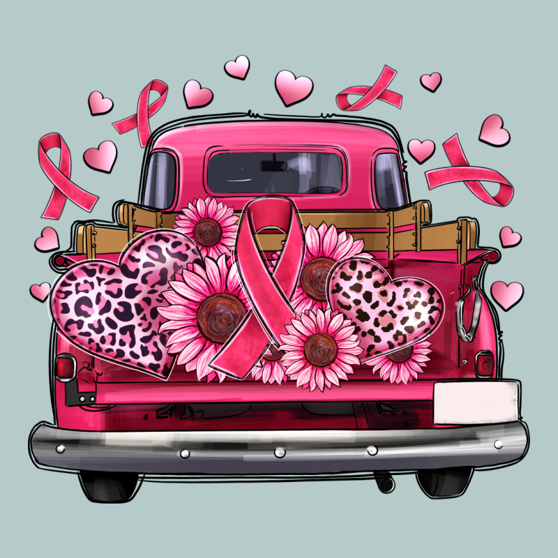 Breast Cancer Farm Truck Heavy Core Tee by Artiststas | Teevron