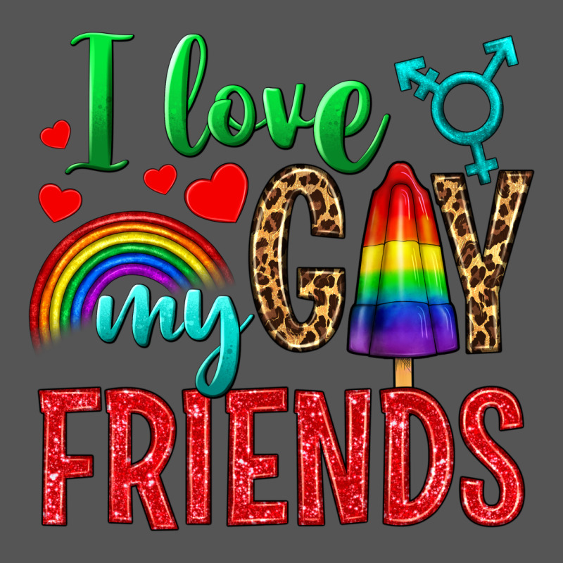 I Love My Gay Friends Zipper Hoodie by NancyCooperArtShop | Teevron