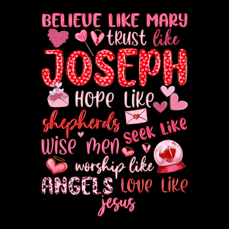 Believe Like Mary Trust Like Joseph Valentine S Da Urban Heavy Tee by MaliasSmallBusiness | Teevron
