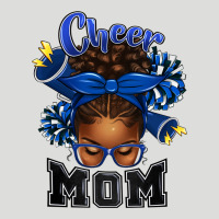 Cheer Mom Afro Messy Bun Zipper Hoodie | Teevron
