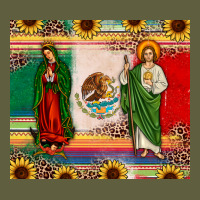 Mexico Flag Our Lady Of Guadalupe San Judas Sunflower Vintage Tee | Teevron