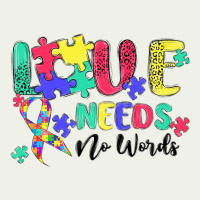 Love Needs No Words Autism Urban Heavy Tee | Teevron
