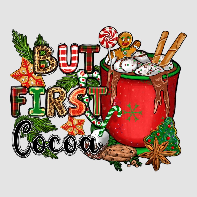 But First Cocoa Premium Sweatshirt by CowGirlArtShop | Teevron
