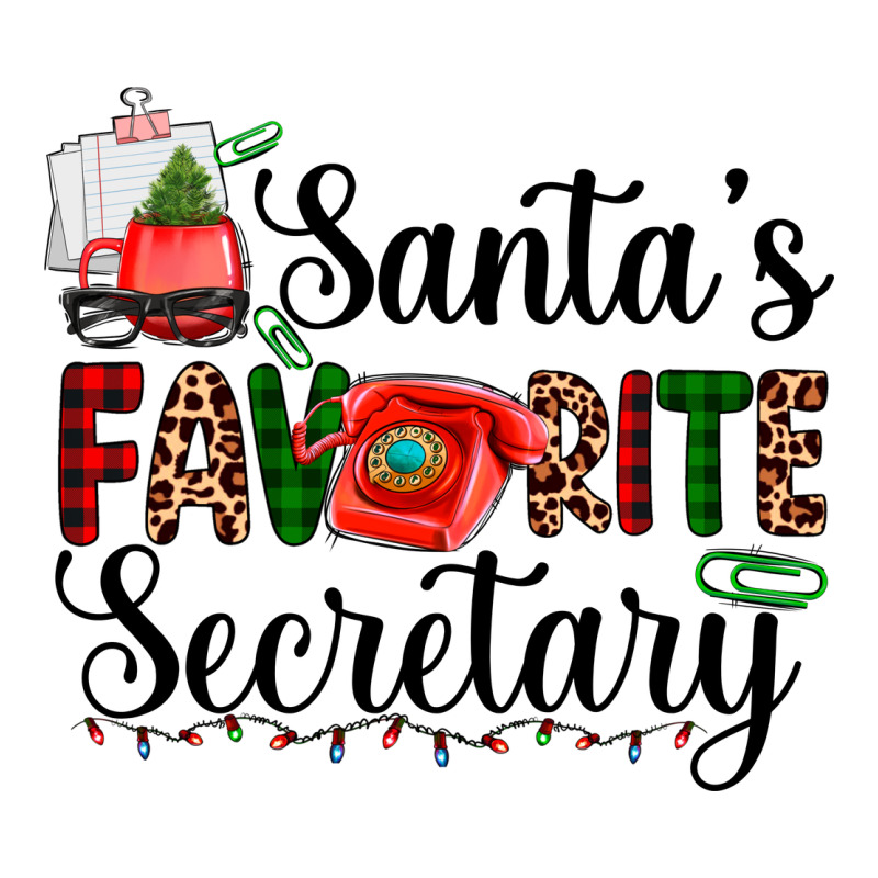 Santa's Favorite Secretary Premium Tee by AdoDesignShop | Teevron