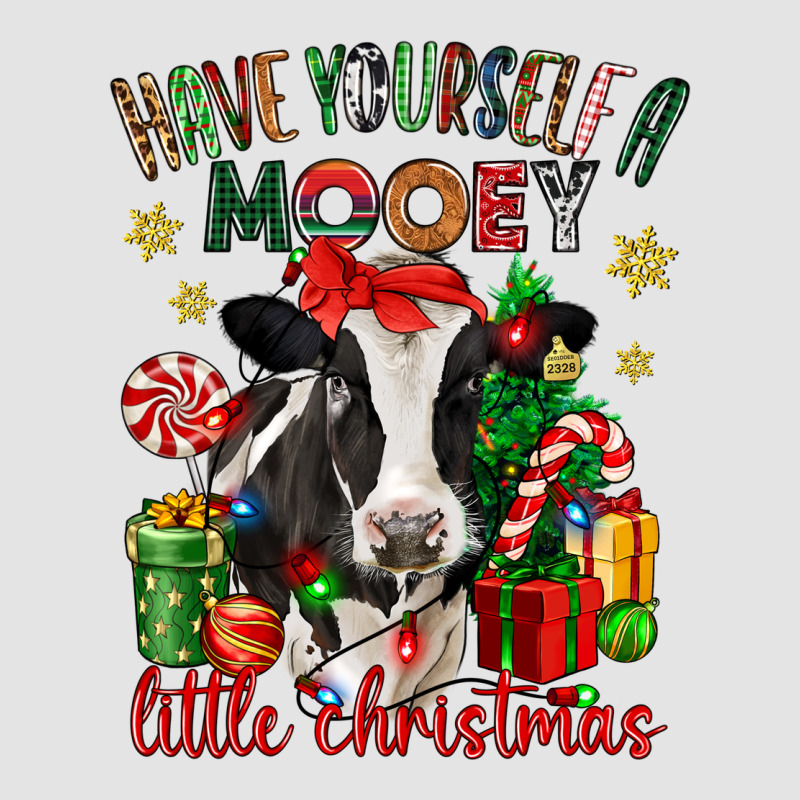 Have Yourself A Little Christmas Cow Premium Sweatshirt by CowGirlArtShop | Teevron