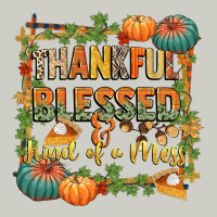Thankful Blessed And Kind Of A Mess Heavyweight Hoodie | Teevron