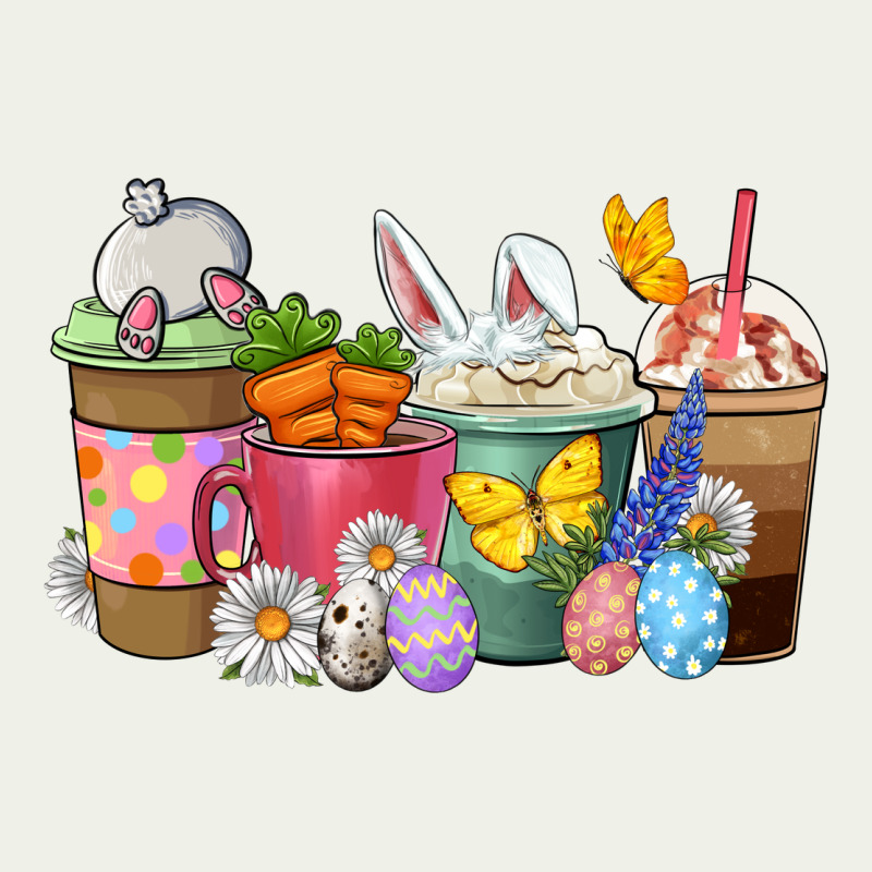 Easter Coffee Cups Urban Heavy Tee by NancyCooperArtShop | Teevron