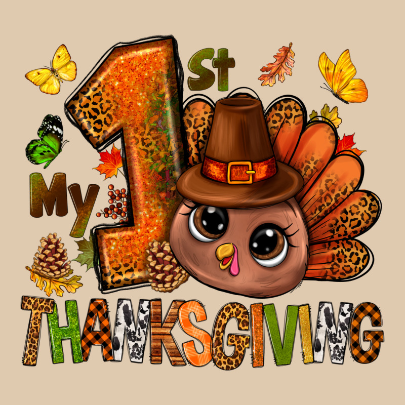 My First Thanksgiving With Turkey Bbs Heavyweight Sweatshirt by BundleAndBundleShop | Teevron