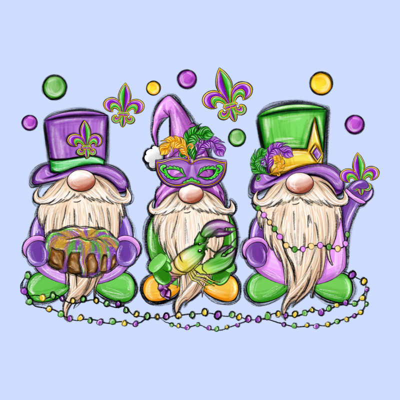 Mardi Gras Gnomes Urban Heavy Tee by MaliasSmallBusiness | Teevron