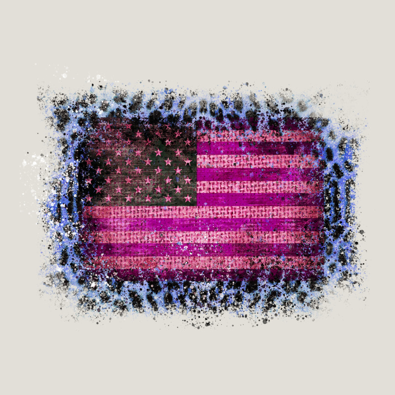 Old Leopard American Flag Heavy Core Tee by Bettercallsaul | Teevron