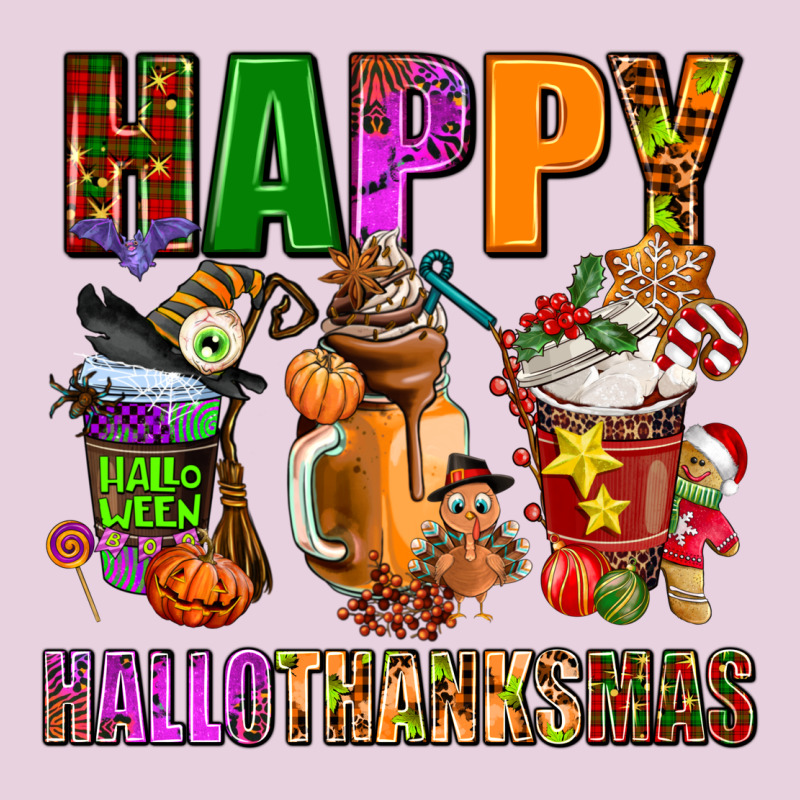 Happy Hallothanksmas Ladies Tee by AdoDesignShop | Teevron