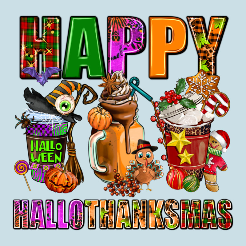 Happy Hallothanksmas Ladies Tee by AdoDesignShop | Teevron