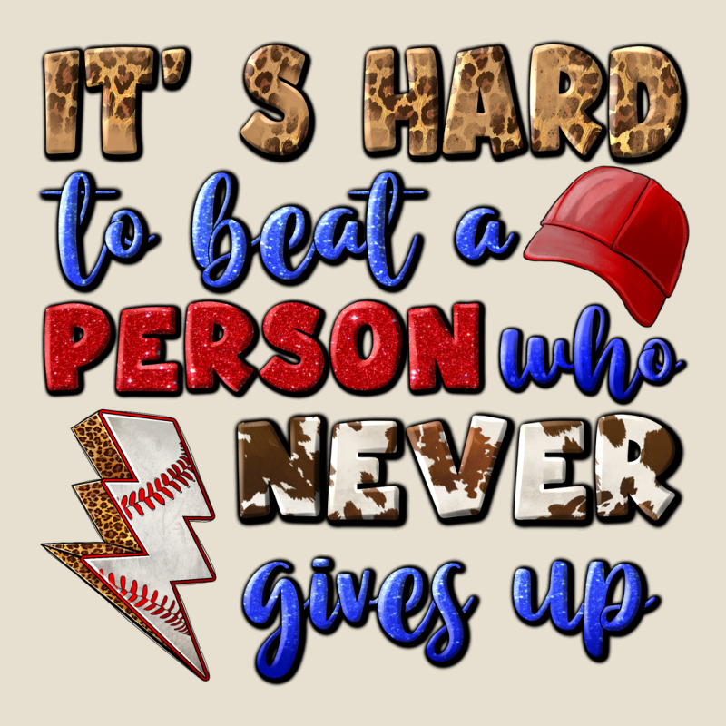 It's Hard To Beat A Person Who Never Gives Up Urban Hoodie by BundleAndBundleShop | Teevron