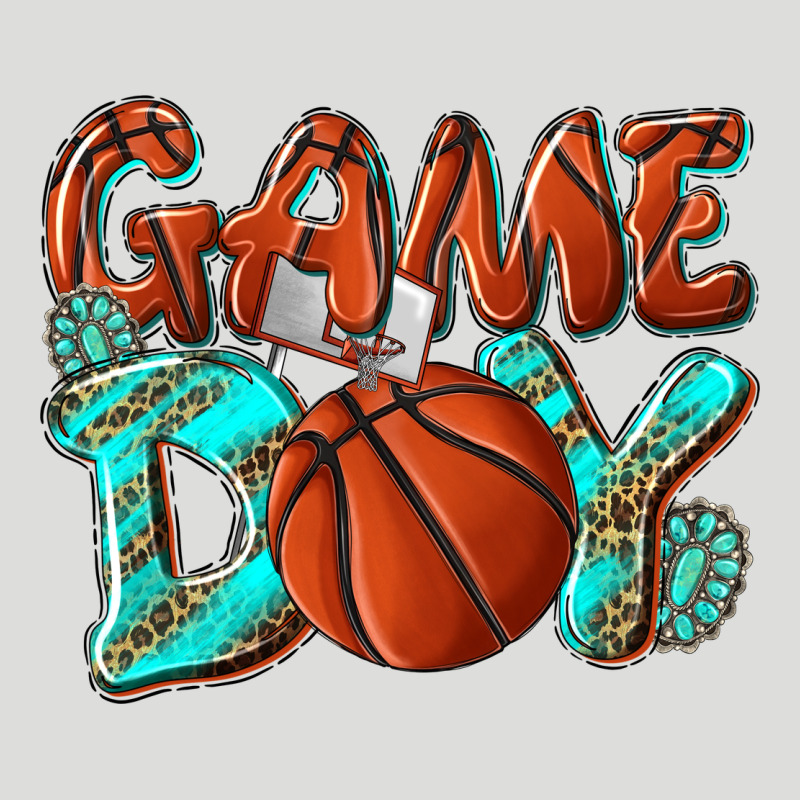 Game Day Leopard Basketball Zipper Hoodie by NancyCooperArtShop | Teevron