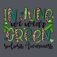 In June We Wear Green Scoliosis Awareness Vintage Hoodie | Teevron