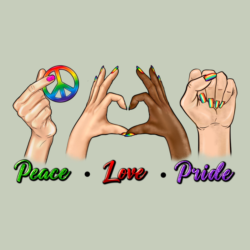 Peace Love Pride Long Sleeve Tee by BundleAndBundleShop | Teevron