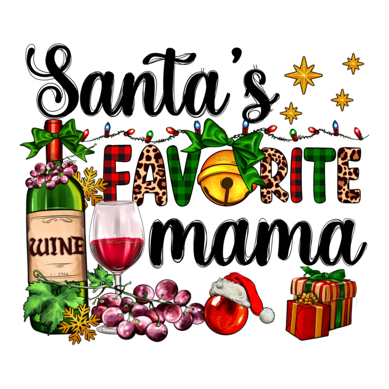 Santa's Favorite Mama Premium Tee by AdoDesignShop | Teevron