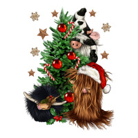 heifer cow gnomies christmas tree | Teevron