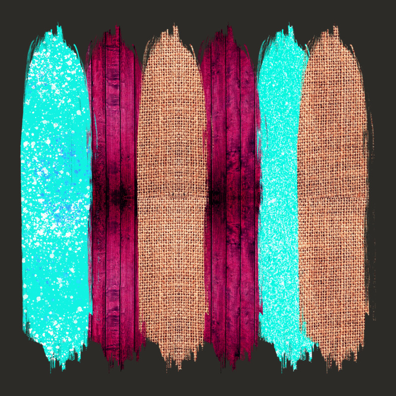 Colored Farm Life Purple Wood Jute Cyan Glitter Brush Strokes Heavy Core Tee by Bettercallsaul | Teevron