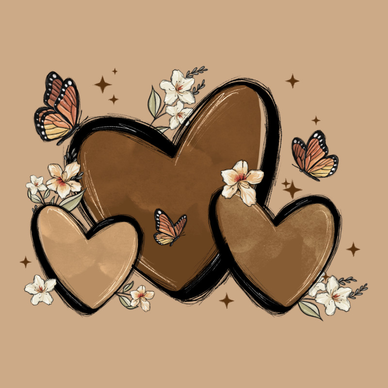 Melanin Hearts Vintage Hoodie by MaliasSmallBusiness | Teevron