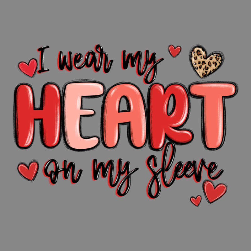 I Wear My Heart On My Sleeve Vintage Tee by MaliasSmallBusiness | Teevron