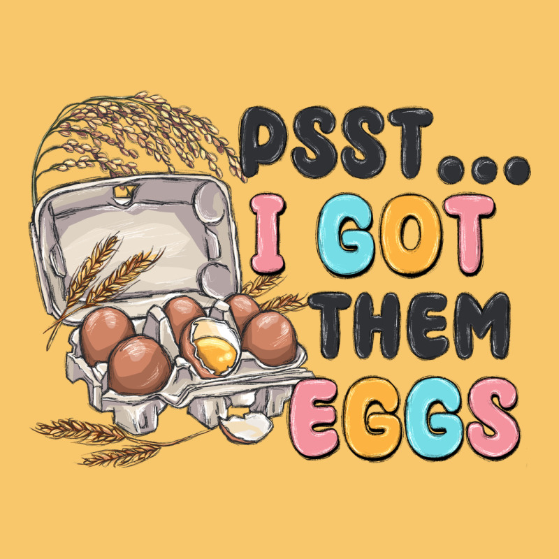 Psst I Got Them Eggs Vintage Hoodie by MaliasSmallBusiness | Teevron