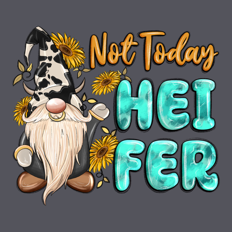 Not Today Heifer Cow Gnome Vintage Hoodie by MaliasSmallBusiness | Teevron