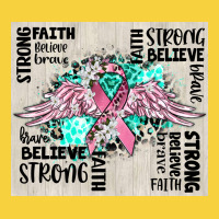 Cancer Ribbon With Angel Wings Premium Sweatshirt | Teevron